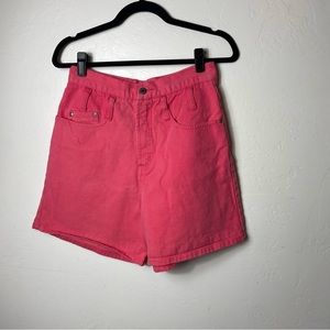 ASE Vintage Women’s Pink Jean Shorts High Waisted Size 7
